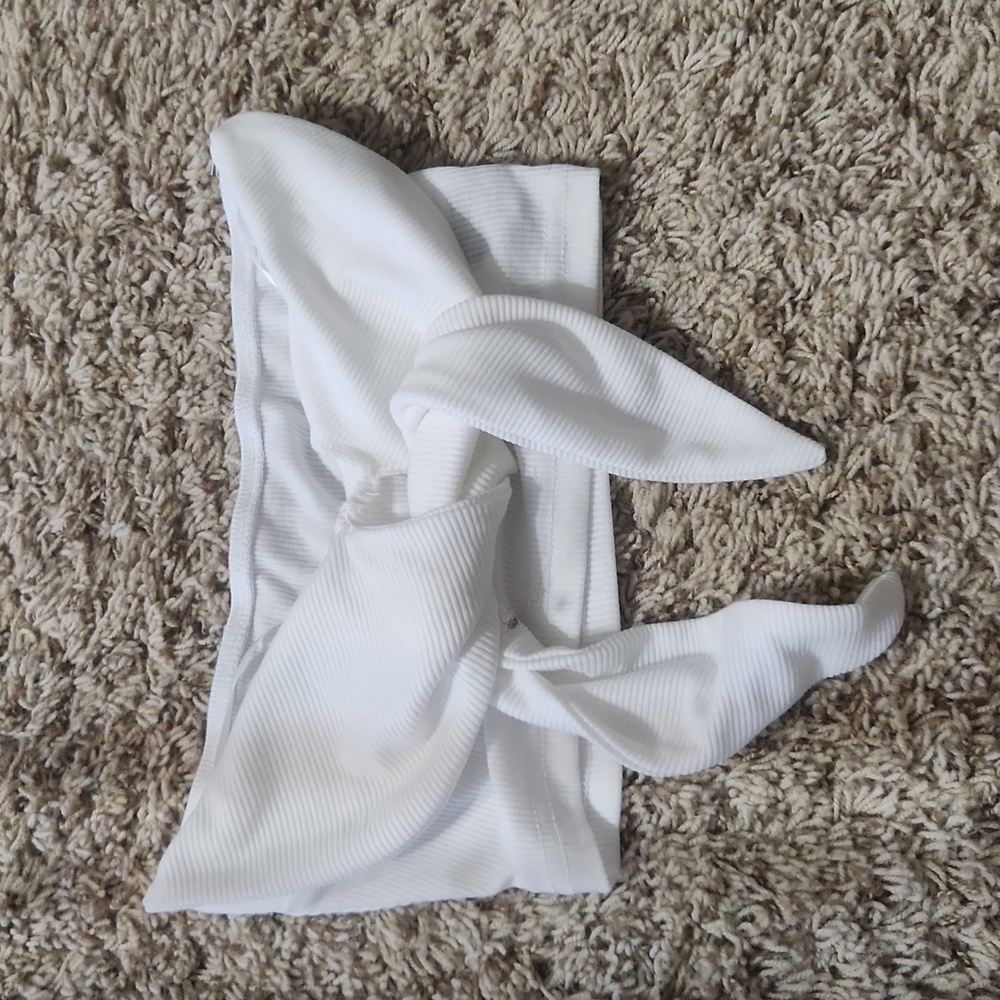 Womens white tube top